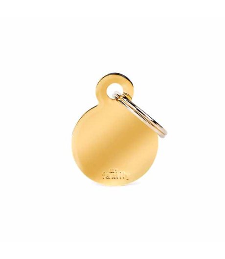MY FAMILY MEDAGLIETTA CERCHIO (S) OTTONE ORO (REF. MFB12)