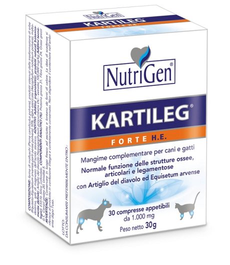 KARTILEG CANE/GATTO FORTE HE 60CPR - NUTRIGEN