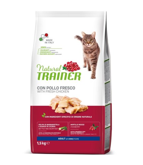 TRAINER NATURAL GATTO ADULT POLLO 1,5KG TRAINER NATURAL GATTO ADULT POLLO 1,5KG