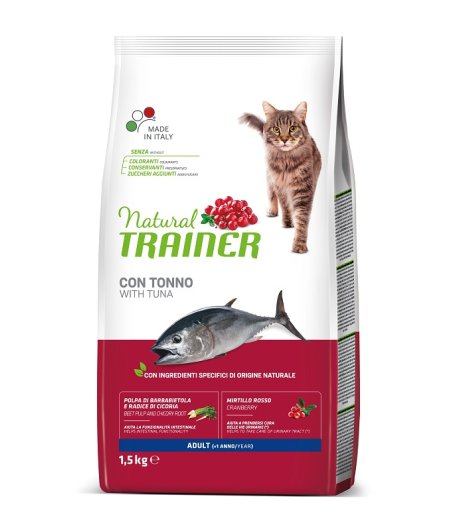 TRAINER NATURAL GATTO ADULT TONNO 1,5KG