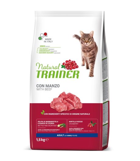 TRAINER NATURAL GATTO ADULT MANZO 1,5KG TRAINER NATURAL GATTO ADULT MANZO 1,5KG