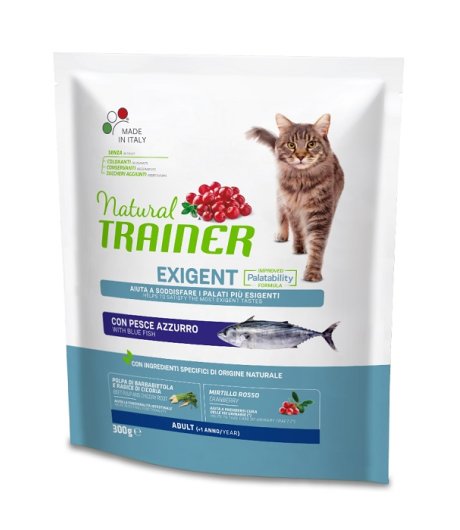 TRAINER NATURAL GATTO APPETITO DIFFICILE STERILIZED ADULT PESCE AZZURRO 300GR