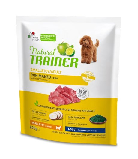 TRAINER NATURAL CANE SMALL/TOY ADULT MANZO 800GR