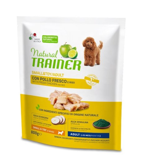 TRAINER NATURAL CANE SMALL/TOY ADULT POLLO 800GR