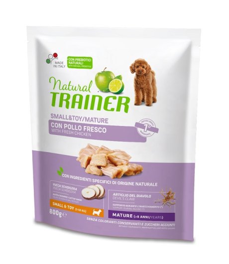 TRAINER NATURAL CANE SMALL/TOY MATURITY POLLO 800GR