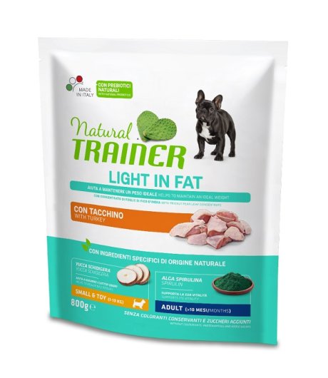 TRAINER NATURAL CANE LIGHT SMALL/TOY ADULT CARNI BIANCHE 800GR TRAINER NATURAL CANE LIGHT SMALL/TOY ADULT CARNI BIANCHE 800GR
