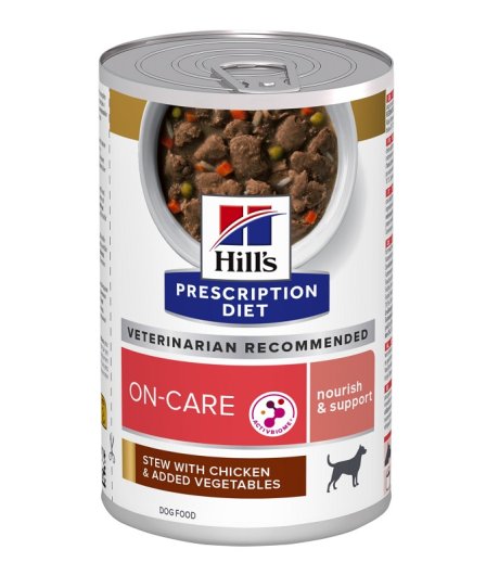 HILL'S CANE DIET ON-CARE NOURISH SUPPORT STEW BIOME POLLO 345GR (lattina)
