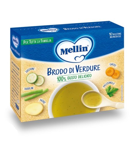 MELLIN BRODO DI VERDURE 10X8G