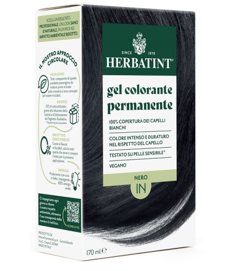 Herbatint Gel Colorante Permamente 1n Nero 170ml