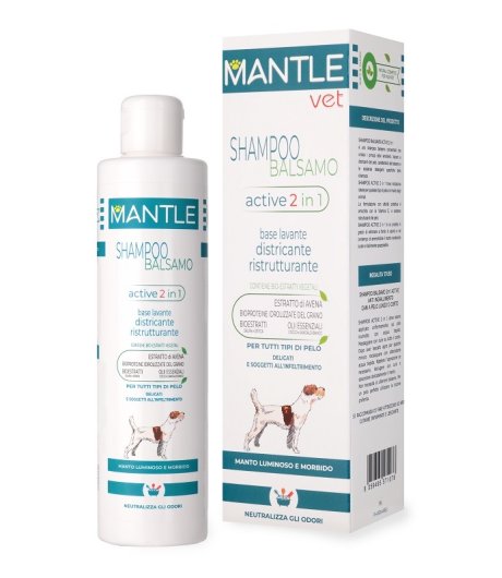 MANTLE VET SHAMPOO 2IN1 250ML