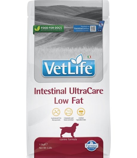 FARMINA VET LIFE CANE INTESTINAL ULTRACARE LOW FAT 1,5KG