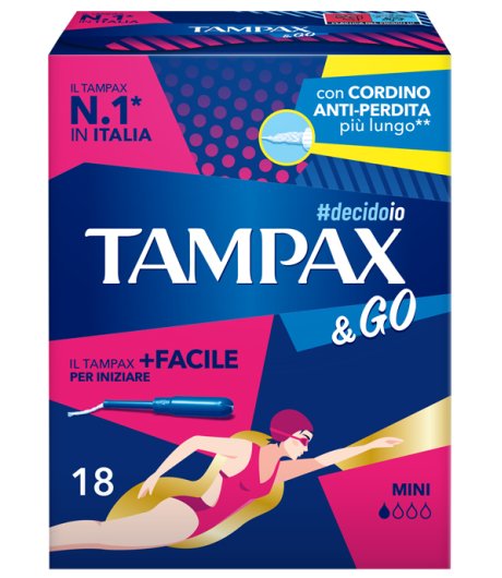 TAMPAX &GO MINI 18PZ
