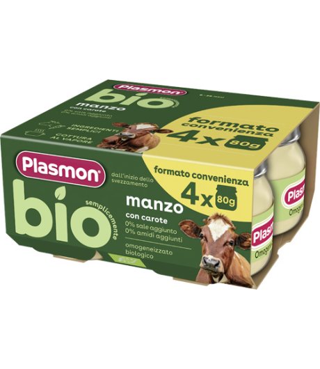 PLASMON BIO OMOG MANZO 4PZ