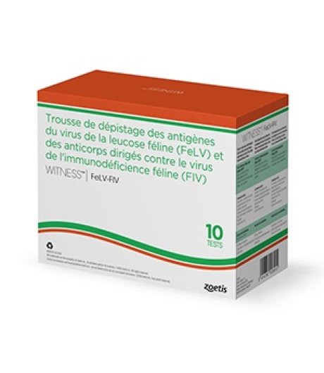 WITNESS FELV-FIV TEST 10PZ - ZOETIS