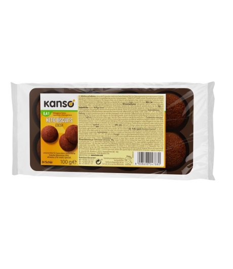 KANSO Keto Biscuits Cocoa 100g KANSO Keto Biscuits Cocoa 100g