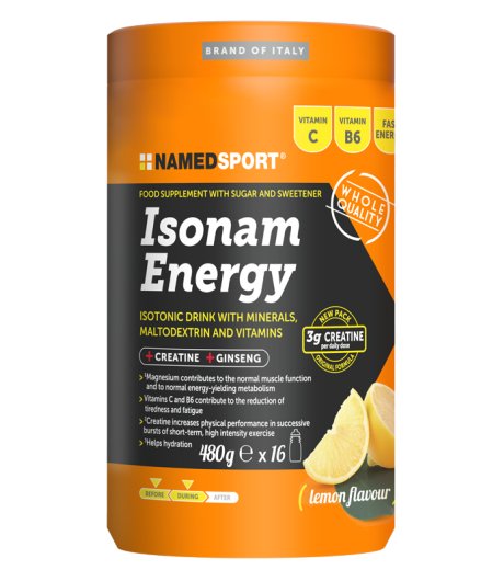 ISONAM ENERGY LEMON FLAV 480G
