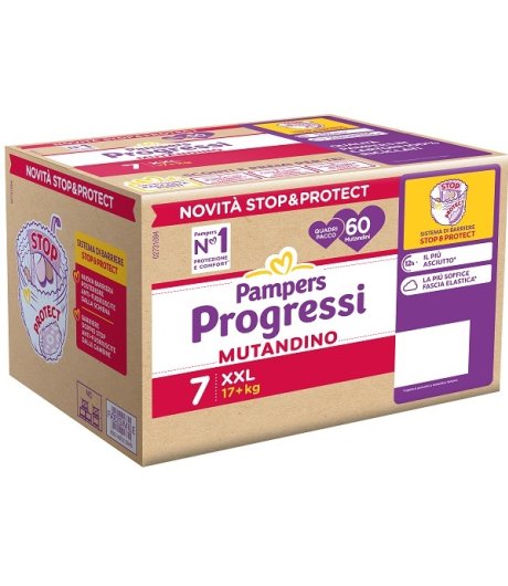 Pampers Prog Mut Quad Xxl 60pz