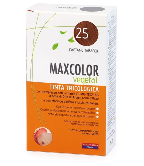 MAXCOLOR VEGETAL 25 CAST/TABA 140ML