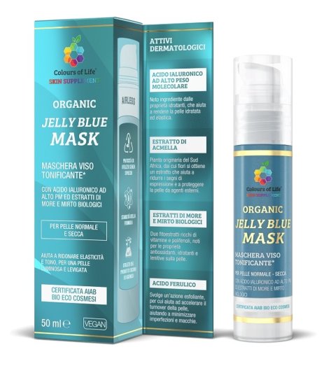 ORGANIC JELLY BLUE MASK 50ML ORGANIC JELLY BLUE MASK 50ML