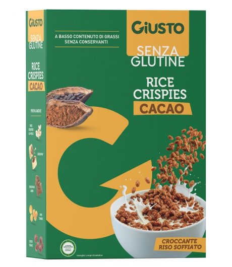 GIUSTO S/G RICE CRISP CAC 200G
