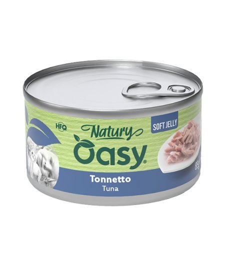OASY GATTO NATURY SOFT JELLY TONNETTO 85GR (lattina)