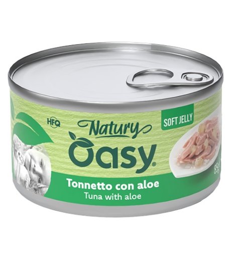 OASY GATTO NATURY SOFT JELLY TONNETTO CON ALOE 85GR (lattina)