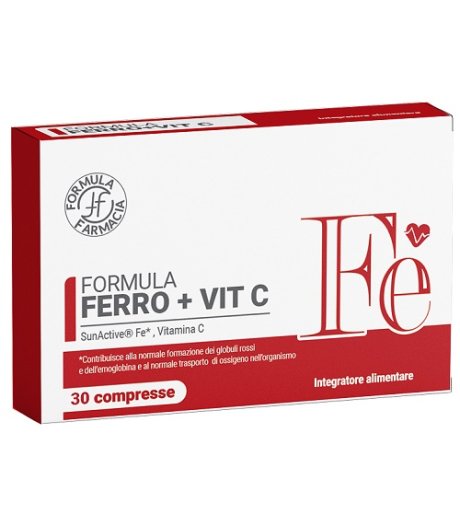 FORMULA FERRO + VIT C 30 CPR