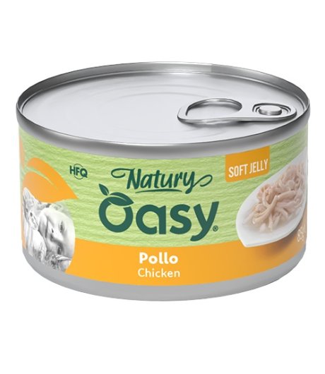 OASY GATTO NATURY SOFT JELLY  POLLO 150GR (lattina)