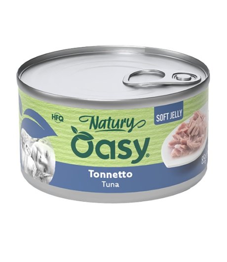 OASY GATTO NATURY SOFT JELLY TONNETTO 150GR (lattina)