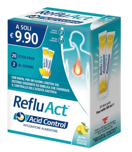 REFLU ACT ACID CONTROL 20STICK