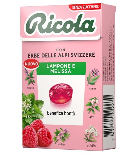Ricola Lampone&melissa 50g