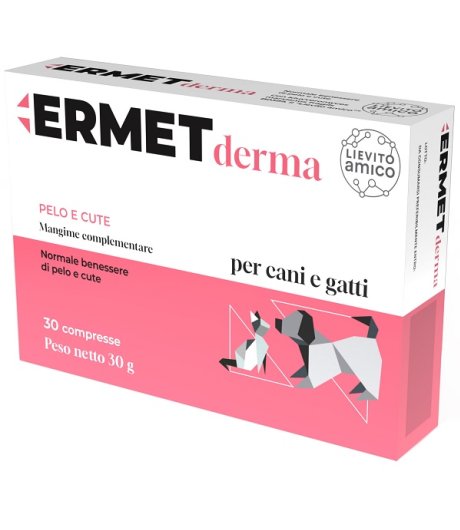 ERMET DERMA PELO E CUTE 30CPR
