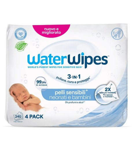 WATERWIPES BIO 4X60PZ