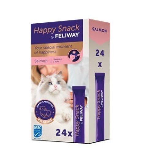 FELIWAY HAPPY SNACK 24 STICK SALMONE - CEVA