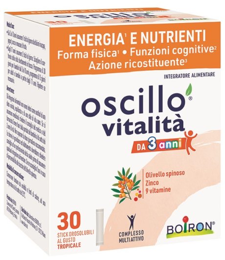 OSCILLO VITALITA' 3+ 30STICK