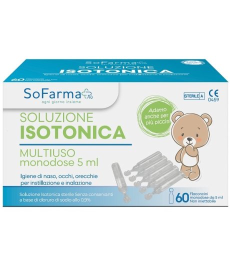 SOLUZ SALINA 0,9% 60FL 5ML SF+ SOLUZ SALINA 0,9% 60FL 5ML SF+