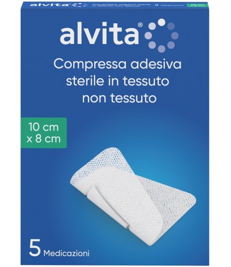 ALVITA GARZA ADES TNT 10X8 5PZ ALVITA GARZA ADES TNT 10X8 5PZ