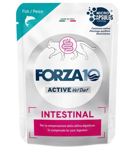 FORZA10 GATTO DIET INTESTINAL ACTIVE PESCE 80GR (bustina)