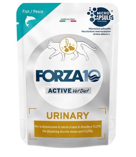 FORZA10 GATTO DIET URINARY ACTIVE PESCE 80GR (bustina)