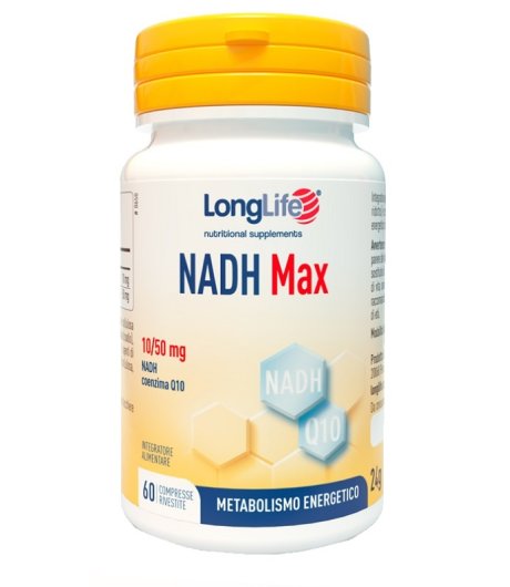 LONGLIFE NADH MAX 60CPR RIVEST