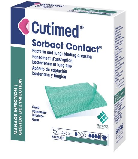 CUTIMED SORBACT CONT 4X6CM 5PZ