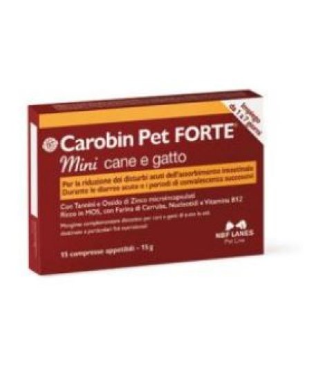 CAROBIN PET FORTE MINI 15CPR