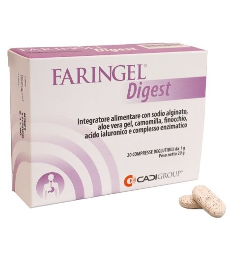 FARINGEL DIGEST 20CPR DEGLUTIB FARINGEL DIGEST 20CPR DEGLUTIB