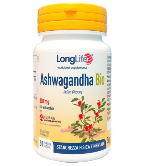 LONGLIFE ASHWAGANDHA BIO 5% LONGLIFE ASHWAGANDHA BIO 5%