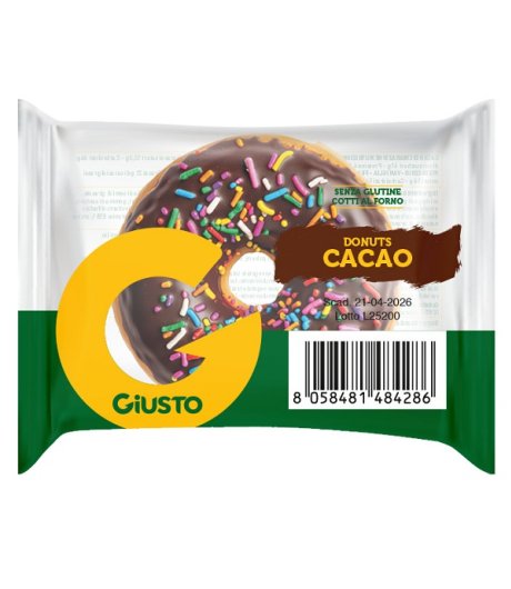 GIUSTO S/G Donuts Cacao 35g GIUSTO S/G Donuts Cacao 35g