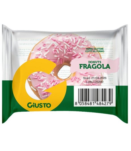 GIUSTO S/G Donuts Fragola 35g GIUSTO S/G Donuts Fragola 35g