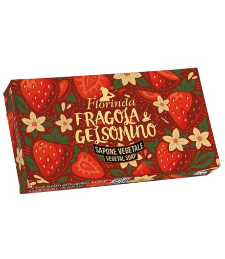 SAPONE VEGETALE FRAGOLA/GELSOM 100G