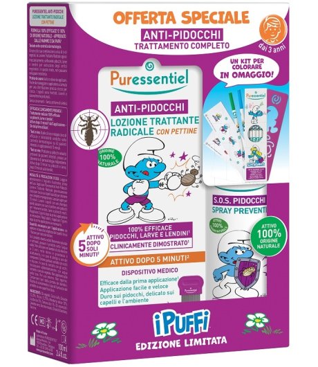 PUFFI ANTIPIDOCCHI COFANETTO 2PZ
