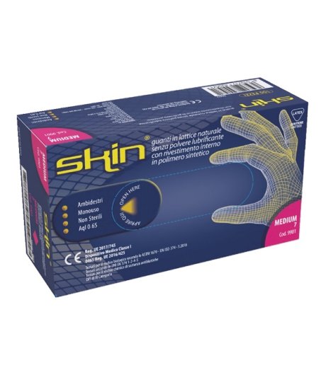 SKIN GUANTO N/STER S/POLV L