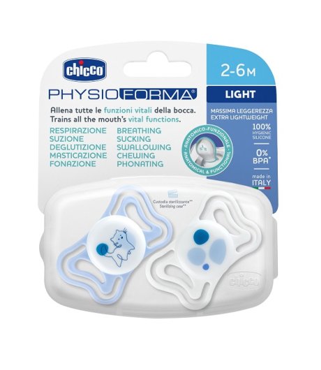 CH Succh.Light Blu Sil.2-6m2pz CH Succh.Light Blu Sil.2-6m2pz